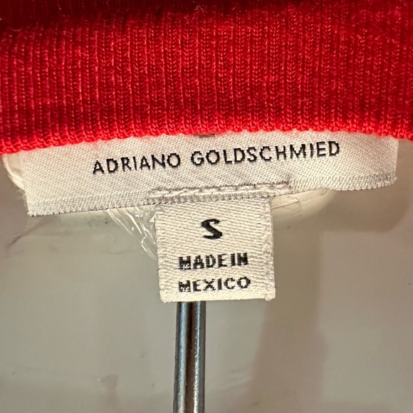 Adriano Goldschmeid Red long sleeve layering T shirt Size Small - Picture 4 of 4